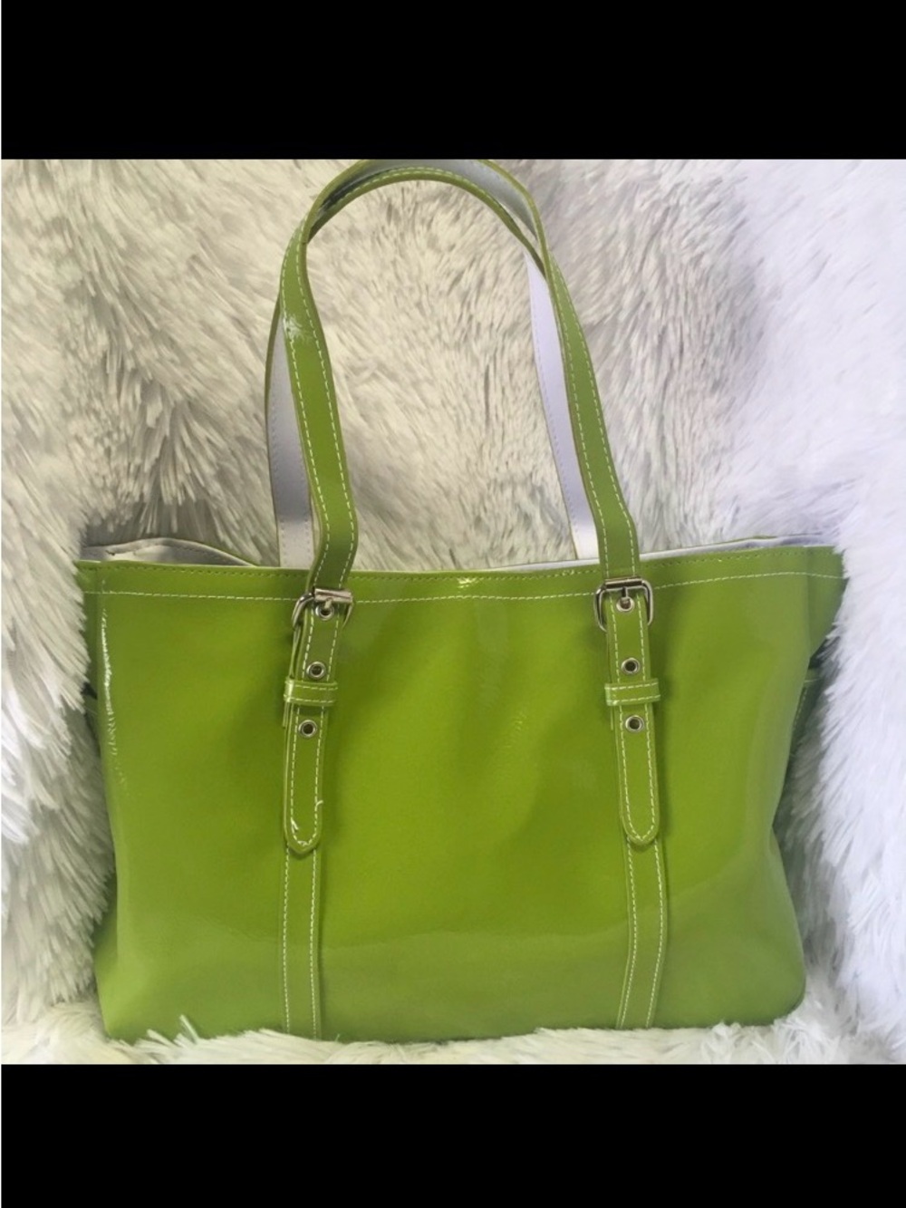 Apple Green Matrix Purse
